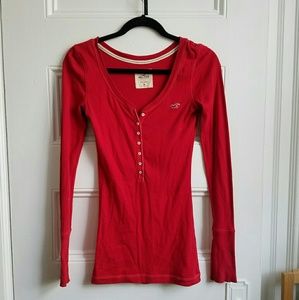 Red Hollister shirt